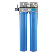 Dual-stage Everpure SX2-22 ScaleX2 water filter system with pressure gauge and bracket