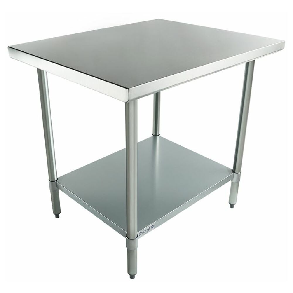 Stainless steel work table with undershelf from Empura Standard Duty for versatile use