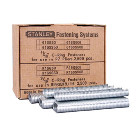 Follett 00137729 C-Ring Staples Blunt End Aluminum