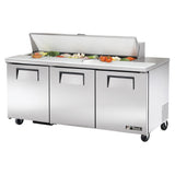 True Mfg. - General Foodservice TSSU-72-16-HC - Sandwich/Salad Unit, (16) 1/6 Size (4"D) Poly Pans