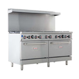 Empura EGR-60_LP - Double Base Gas Range, Liquid Propane, 60"W X 32-5/8"D X 60-1/8"H