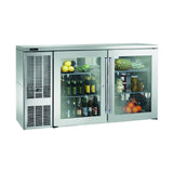 Perlick BBS60-SG-L-STK - (QuickShip) Refrigerated Back Bar Cabinet, Two-section, 60"W