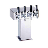 Perlick 4006-16BTF - Bridge Tee Draft Beer Tower, Countertop, 44-1/8"W X 12-15/16"H