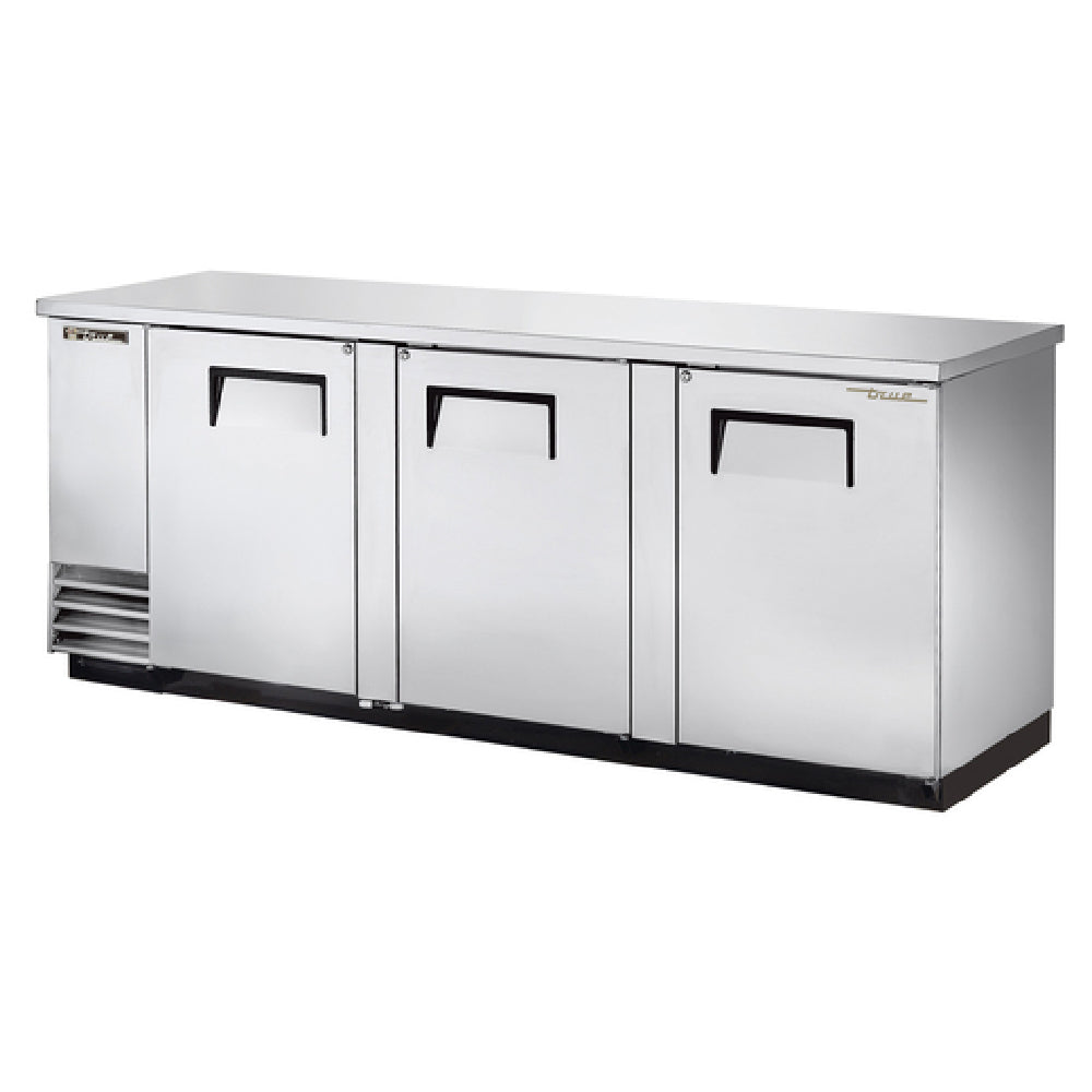 True Mfg. - General Foodservice TBB-4-S-HC - Back Bar Cooler, Three-section, 90-3/8"W