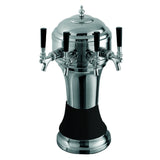 Perlick 4056BK3BPC - Roma Draft Beer Tower, Countertop, 8-1/8" Diameter X 20-1/2"H