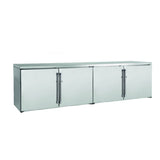 Perlick BBR96 - Refrigerated Back Bar Cabinet, Four-section, 96"W