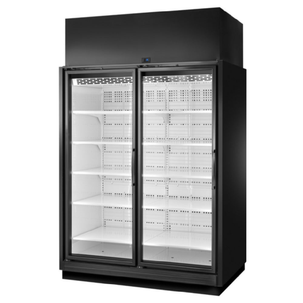 True Refrigeration TRM2M-BLK-WHT-1BLKRR-NY-4 Refrigerated Merchandiser