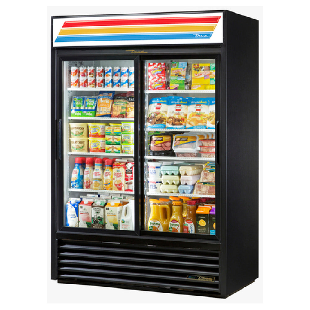 True Mfg. - General Foodservice GDM-47-HC-LD_BL - Refrigerated Merchandiser, Two-section