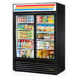 True Mfg. - General Foodservice GDM-47-HC-LD_BL - Refrigerated Merchandiser, Two-section