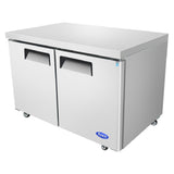 Atosa USA, Inc. MGF8403GR - Atosa Undercounter Refrigerator, Reach-in, Two-section