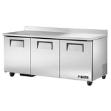 True Mfg. - General Foodservice TWT-72-HC - Work Top Refrigerator, Three-section