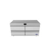 Atosa USA, Inc. AUR60D4 - Undercounter Refrigerator, 15.5 Cu. Ft., 2-section