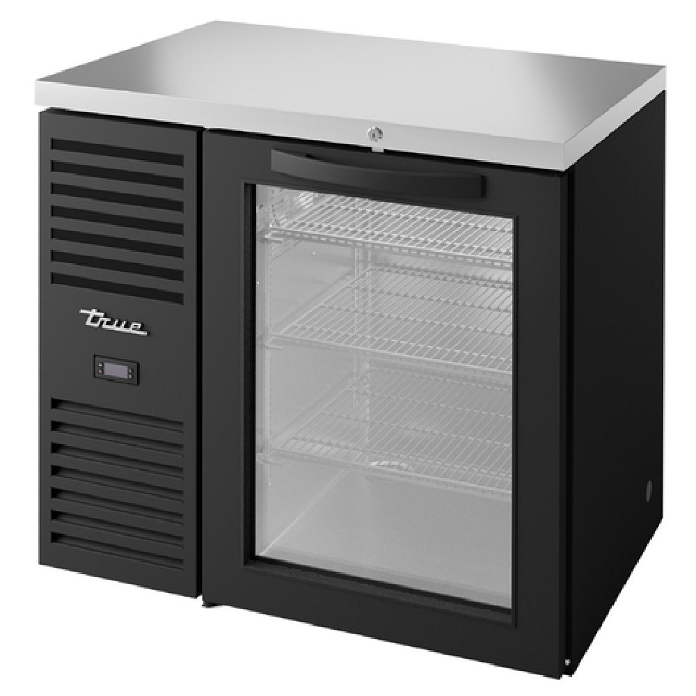 True Mfg. - Premier Bar TBR36-RISZ1-L-B-G-1 - Refrigerated Back Bar Cooler, One-section
