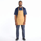 Chef Approved 167BAFHKH Bib Apron Half Length 25" X 28"