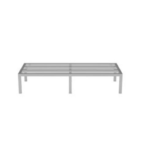 Atosa USA, Inc. SDA202412 - Dunnage Racks, 24"W X 20"D X 12"H, Heavy-duty Welded Aluminum Construction