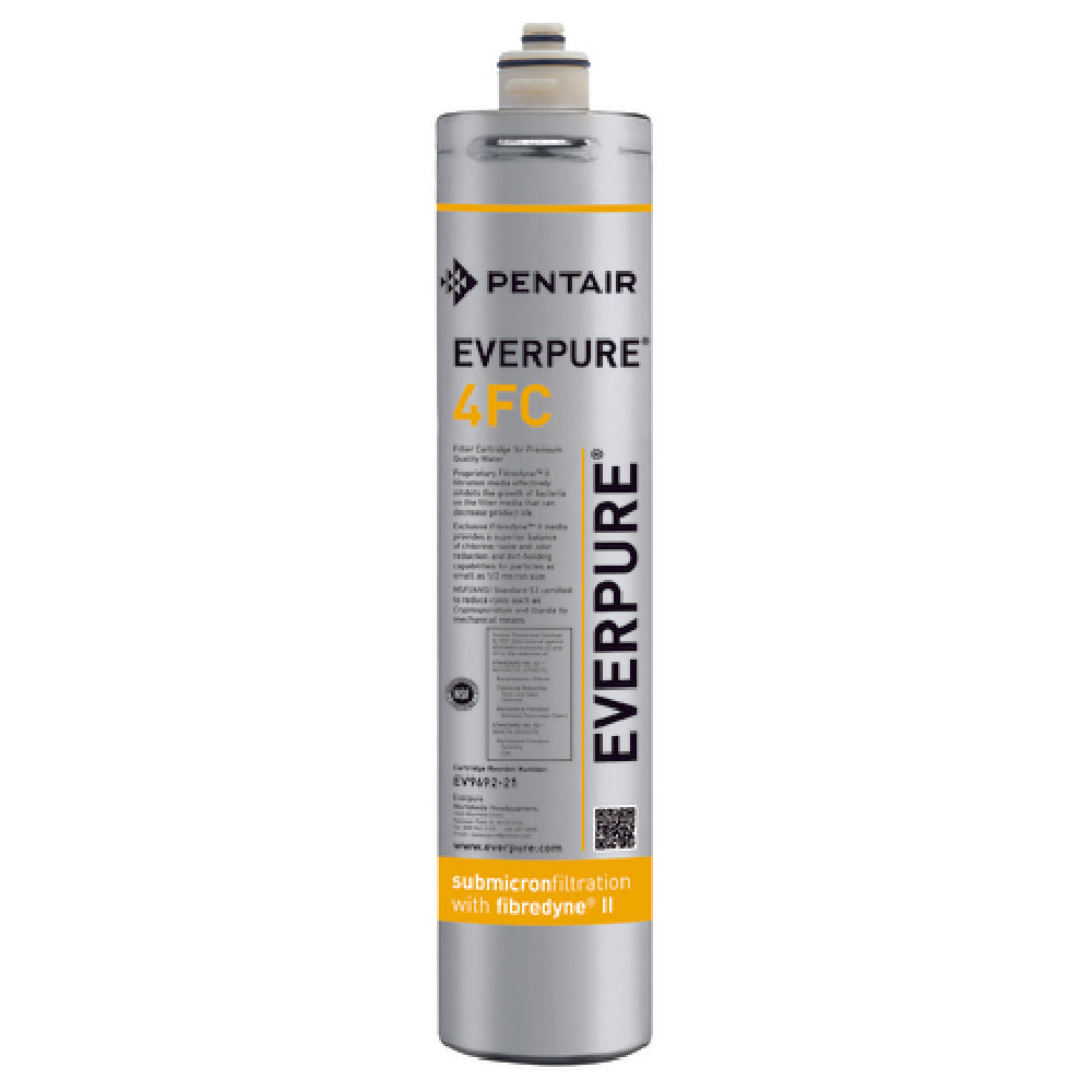 Everpure EV969221 - Replacement Cartridge: 4FC Water Filter Cartridge, 4FC, (1) 4FC Fibredyne® II Submicron Carbon Block Cartridge