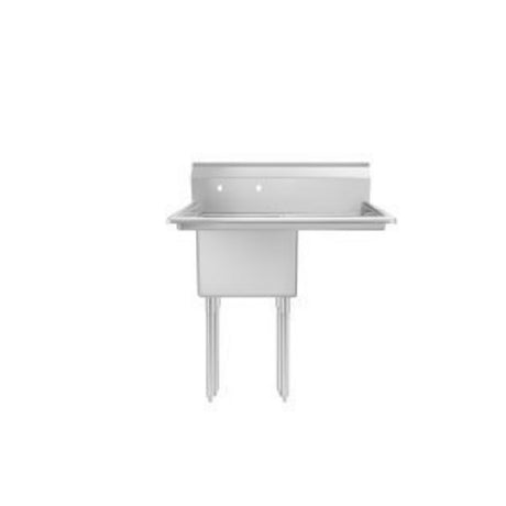 Atosa USA, Inc. SS1818D11R18 - MixRite Sink, 1-compartment, 39"W X 24"D X 44-1/2"H Overall