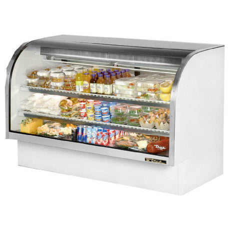 True Mfg. - Specialty Display TCGG-72-HC-LD - Curved Glass Deli Case, 72-1/4"W, Service Type