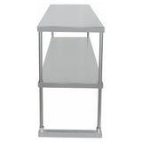 Stainless Steel Commercial Work Table with Two Shelves - Empura Stainless EDOS1860 Overshelf