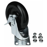 Empura Parts 70200901555L - 4" Swivel Caster W/brake, Set Of (4), Compatible With: EGF-40/50_NAT