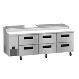 Hoshizaki PR93B-D6 - Steelheart Series Pizza Prep Table, One-section, 29.34 Cu. Ft.