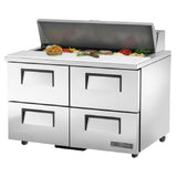 True Mfg. - General Foodservice TSSU-48-12D-4-HC - Sandwich/Salad Unit, (12) 1/6 Size (4"D) Poly Pans