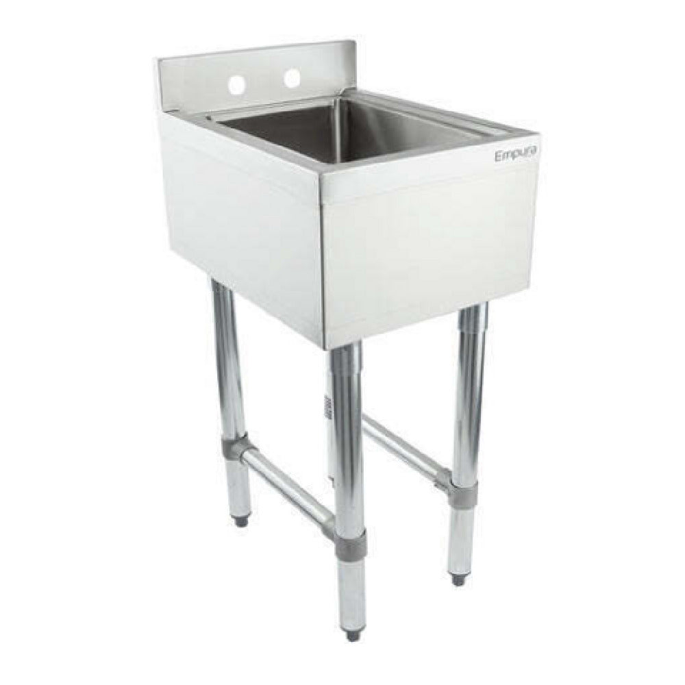 Empura Stainless EB1B101410 Underbar Sink 14"W X 18"D X 33.5"H Overall Size 1 Compartment