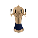 Perlick 4056BL4B - Roma Draft Beer Tower, Countertop, 8-1/8" Diameter X 20-1/2"H