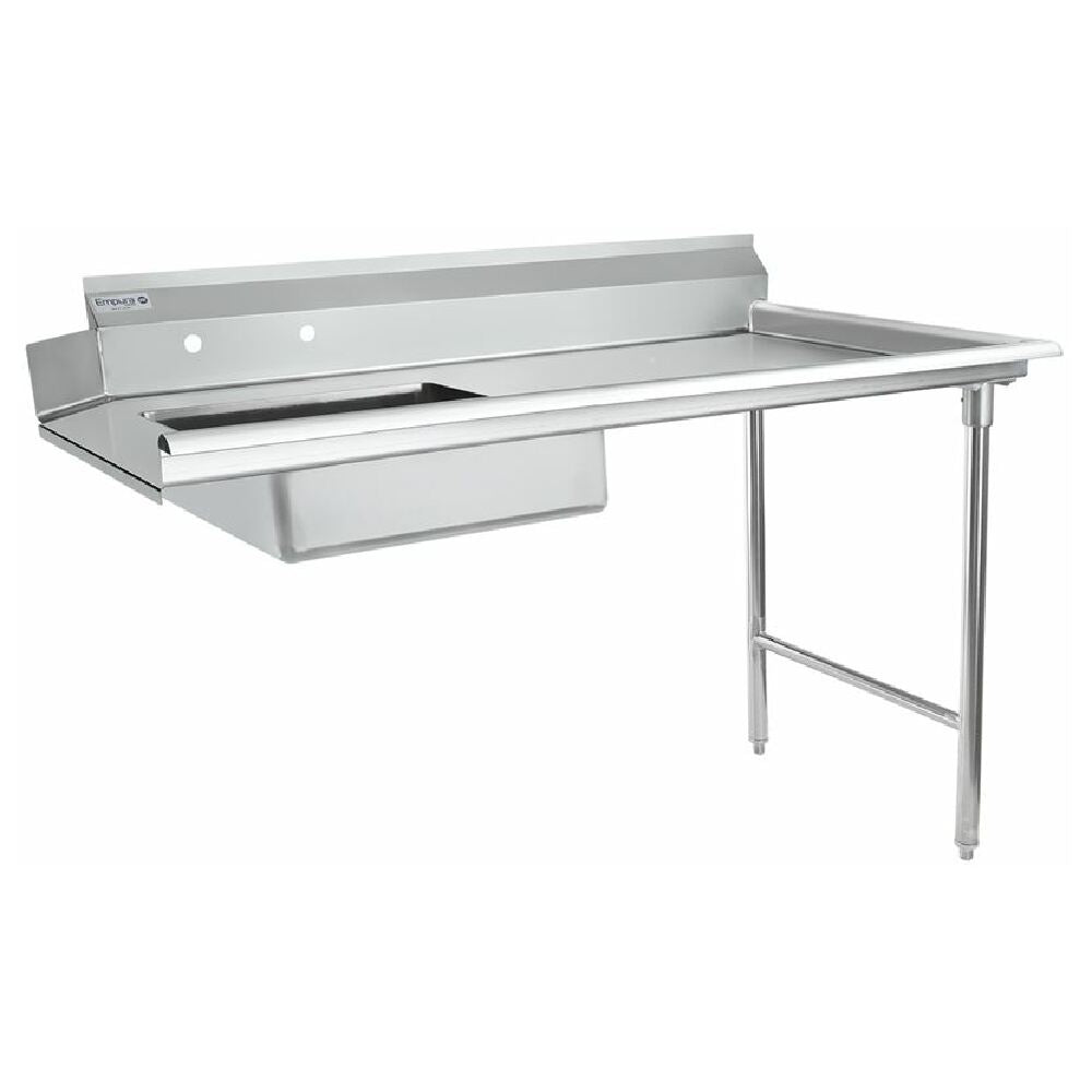 Empura Stainless E-SDT-60R Stainless Steel Soiled Dish Table Right Side 60"W X 30"D X 43.75"H