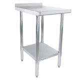 Empura FT1824E - Filler Table, 18"W X 24"D X 34.75"H, 18 Gauge 430 Stainless Steel