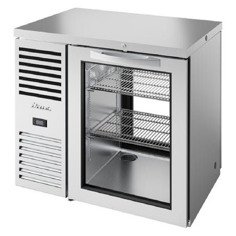 True Mfg. - Premier Bar TBR36-PTSZ1-L-S-G-G-1 - Refrigerated Back Bar Cooler, Pass-thru