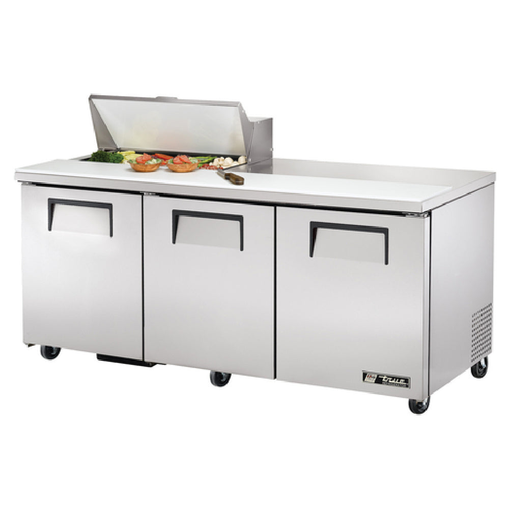 True Mfg. - General Foodservice TSSU-72-08-HC - Sandwich/Salad Unit, (8) 1/6 Size (4"D) Poly Pans