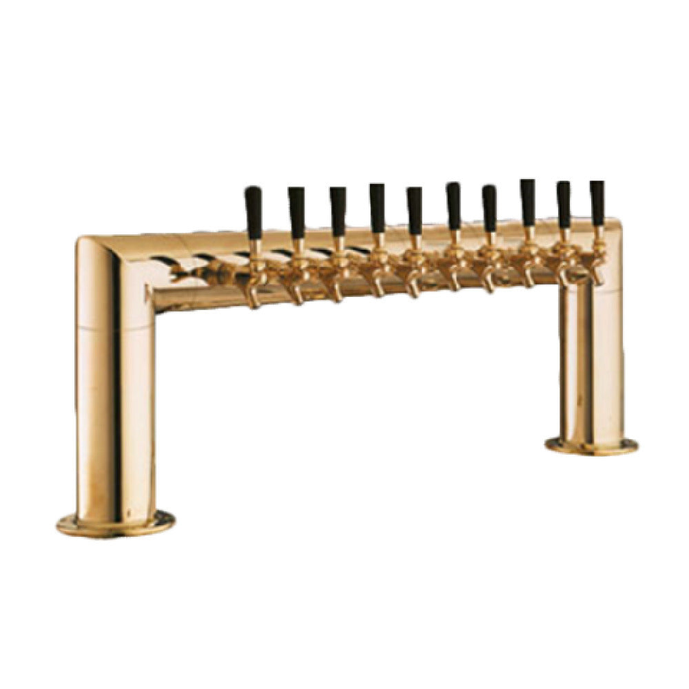 Perlick 4009-10BTF - Pass-Thru Draft Beer Tower, Countertop, 46"W X 14"H