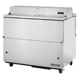 True Mfg. - General Foodservice TMC-49-S-DS-SS-HC - Mobile Milk Cooler, Forced-air