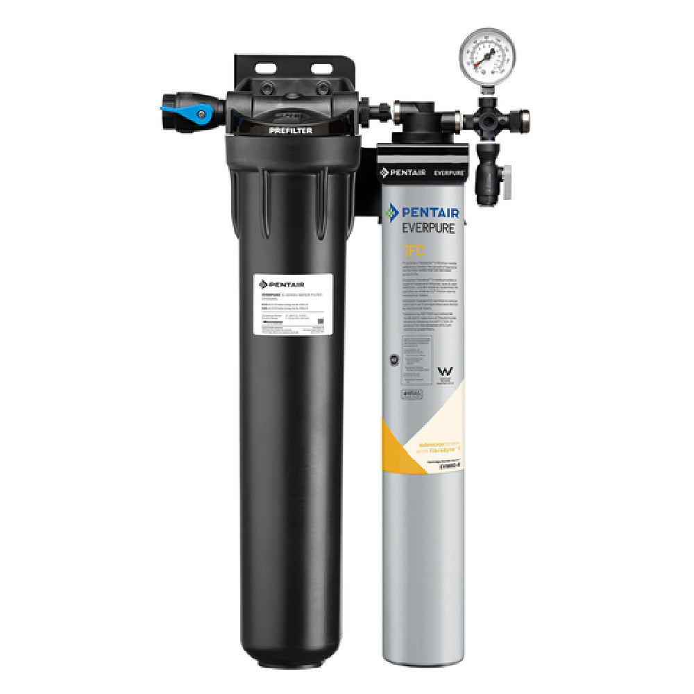 Everpure QC7I PF SINGLE 7FC QC7I Water Filtration System QC7I PF Single 7FC (1) EC210 Prefilter