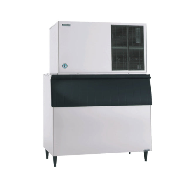 Commercial ice maker with storage bin Hoshizaki KM-1601SAJ3 features stainless steel exterior