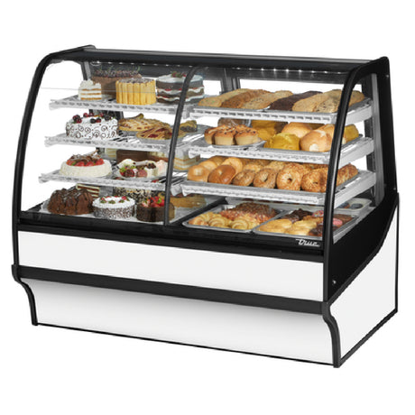 True Mfg. - Specialty Display TDM-DZ-59-GE/GE-S-W - Display Merchandiser, Dual Zone (dry/refrigerated)