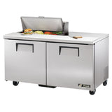 True Mfg. - General Foodservice TSSU-60-08-HC - Sandwich/Salad Unit, (8) 1/6 Size (4"D) Poly Pans