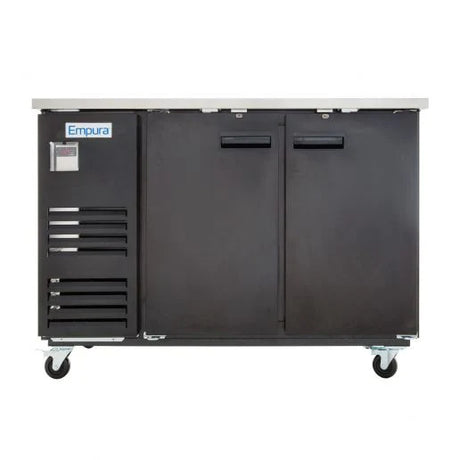 Empura Refrigeration E-KBB60-2-27 Back Bar Cooler 2 Swing Solid Doors 58 3/4"W X 27 5/8"D X 42 1/2"H