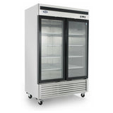 Atosa USA, Inc. MCF8707GR - Refrigerator Merchandiser, Two-section, 54-2/5"W X 31-7/10"D X 83-1/10"H