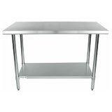 Empura Stainless EWT2448 Empura ECONOMY Work Table 24" X 48" No Backsplash