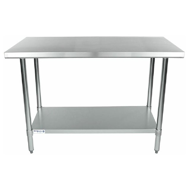 Empura Stainless EWT2448 Empura ECONOMY Work Table 24" X 48" No Backsplash