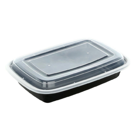 Empura RSL-868 - Microwavable Togo Container, 8.74"W X 6.02"D X 1.7"H, 28 Oz Capacity