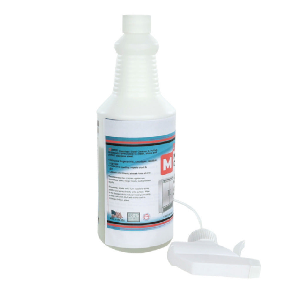 Empura 330193 - Stainless Steel & Metal Cleaner, 32 Oz, Professional-grade Solution Designed To Clean
