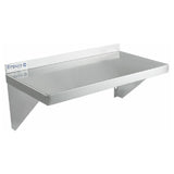 Empura Stainless 1224WS18G Standard Duty Empura Wall Mount Storage Shelf 12" X 24" 18GA 430S/S Shelf And Brackets