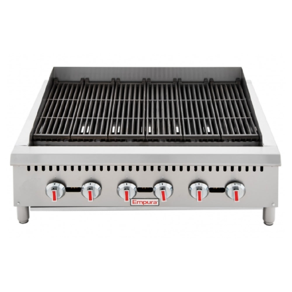 Empura Equipment ECB-36 Heavy Duty Gas Charbroiler 36" W 120000 BTU