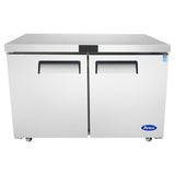 Atosa USA, Inc. MGF8402GR - Atosa Undercounter Refrigerator, Reach-in, Two-section