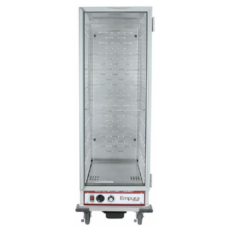 Empura Equipment E-H1836 Mobile Heated Holding Cabinet with Clear Door Panels and Wheels