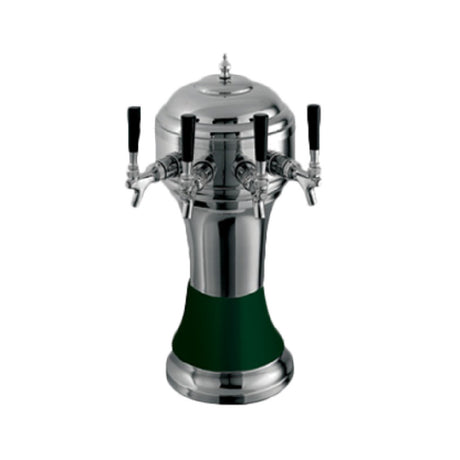 Perlick 4056GR4BPC - Roma Draft Beer Tower, Countertop, 8-1/8" Diameter X 20-1/2"H
