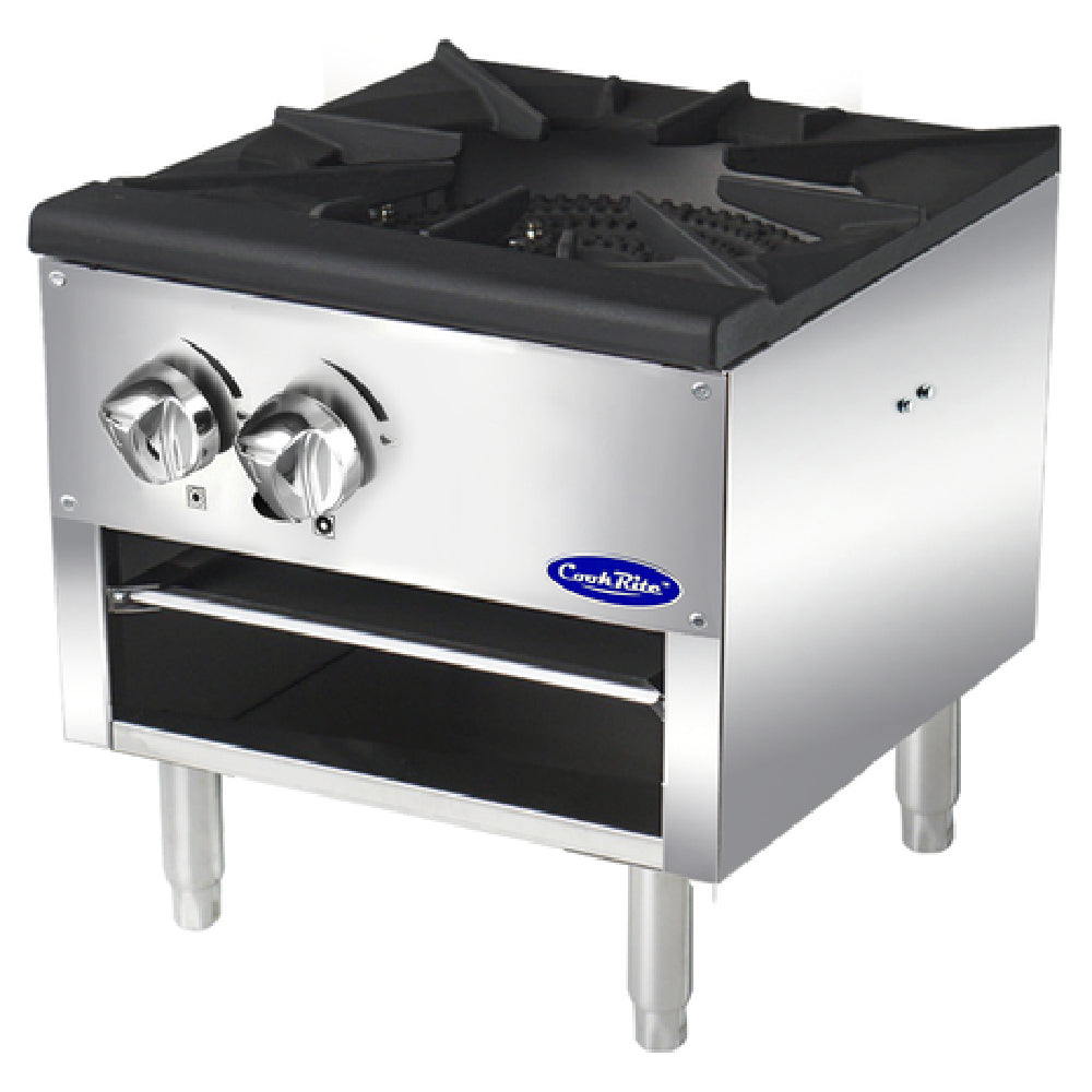 Atosa USA, Inc. ATSP-18-1L_NAT - CookRite Low Stock Pot Stove, Gas, (1) Three-ring Cast Iron Burner